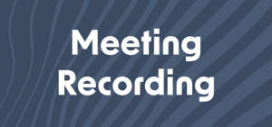 View Virtual Meeting Recording